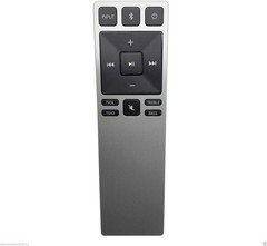 Easy-to-Use Replacement Remote for Vizio Sound Bars – Elegant Black/Grey Design