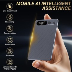 AI Voice Recorder w/Case — 64GB Memory, App Control, GKP9 Recorder Transcr