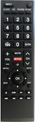 Effortless Control: Universal Replacement Remote for All Toshiba TVs, 5-Button