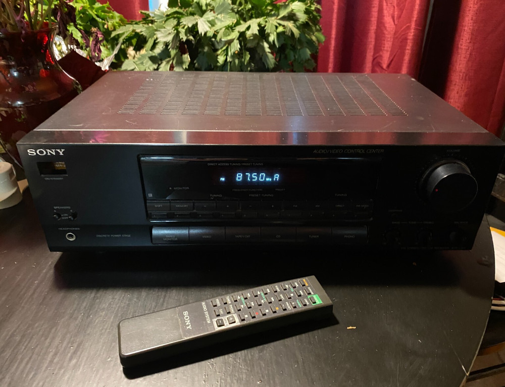 Sony STR-D311 Stereo Receiver BUNDLE Works Speakers NOT Included – SEE VIDEO