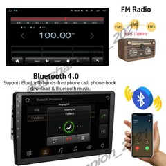 Apple Carplay For 10.1” Android 10 Car Stereo Radio GPS Navi WIFI USB + Camera