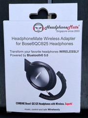 HeadponeMate Wireless Bluetooth 5.0 Adapter for Bose® QC® 25 Headphones