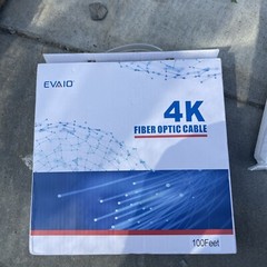 EVAIO Fiber Optic HDMI Cable 100 Feet, HDMI 2.0, 18Gbps, Supports 4K@ 60Hz, 4…
