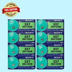 Sony 337 SR416SW Watch Battery (Exp 10/2026 ) 8Pc