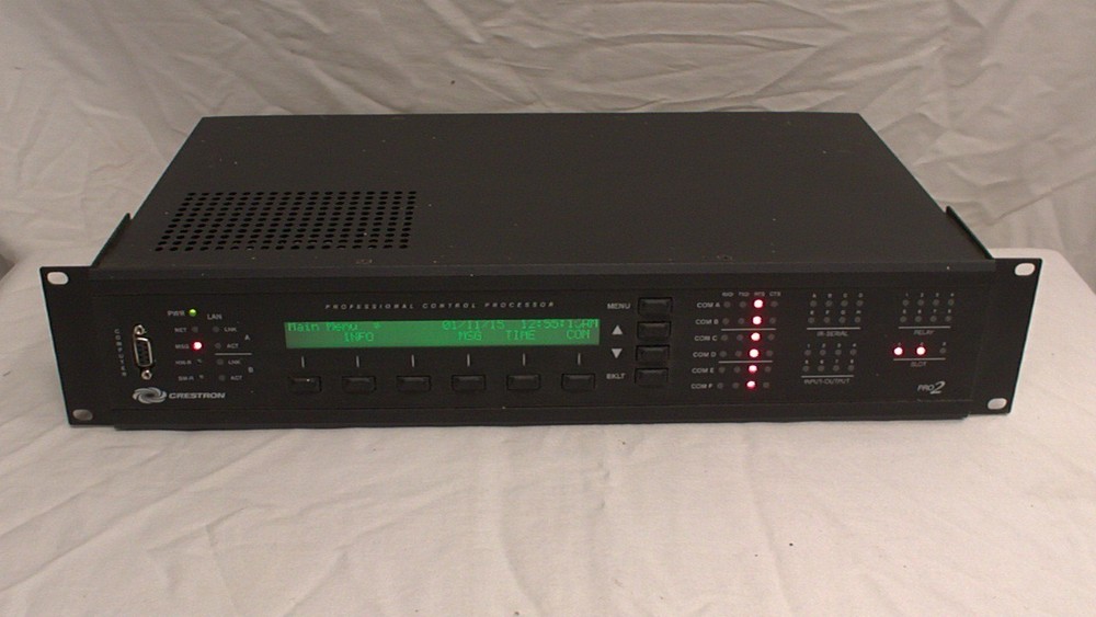 Crestron PRO2 Control Processor w/ C2ENET-2, C2COM-3, C2VEQ-4, Compact Flash