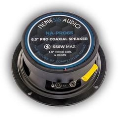 Nemesis Audio NA-PRO65 6.5″ 240W Midrange Speaker with Built-in Bullet Tweeter