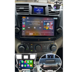 Android 13 For 2008-2013 Toyota Highlander Car Stereo Radio 10.1″ Apple Carplay