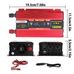 5000W 3000W DC 12V to AC 110V 120V Car Power Inverter Converter 2AC Socket & USB
