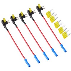 15PCS Fuse TAP Adapter Kit 12V 15 Amp 20Amp Car Add-a-circuit Mini ATM APM Blade