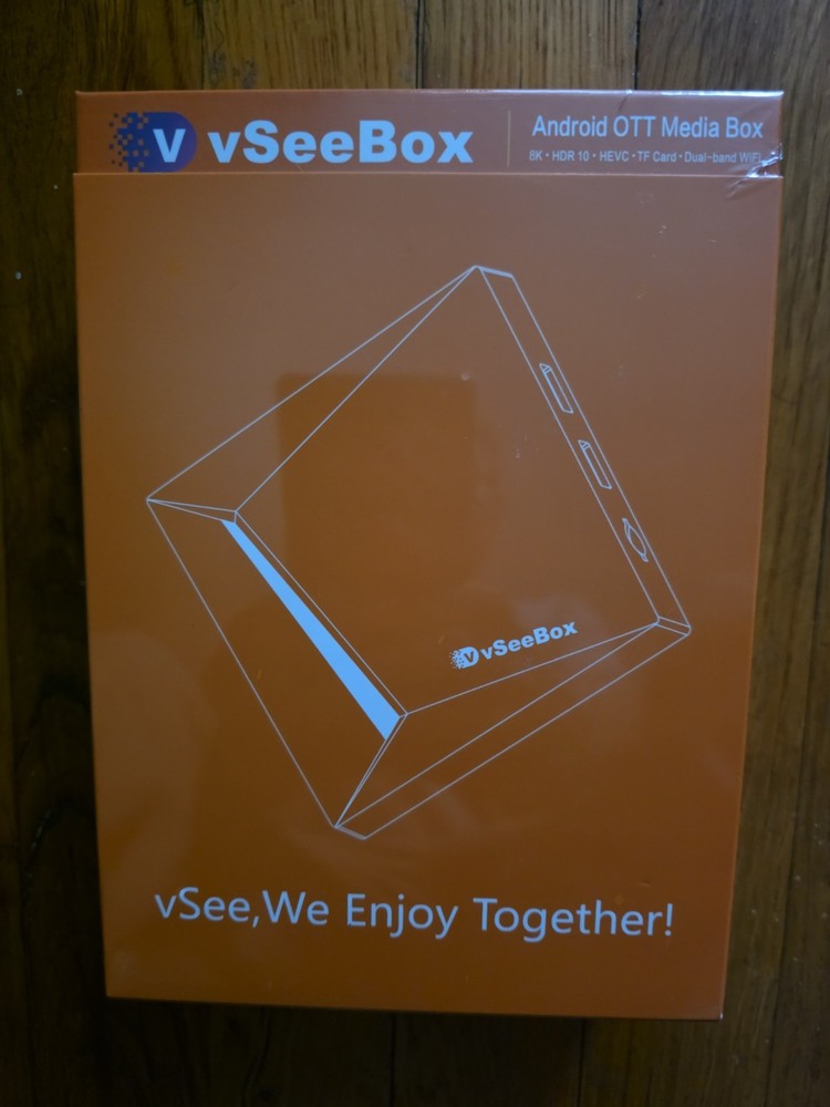 New 2026 VSeeBox V6 Pro + Backlit Remote | Brand New (Sealed)
