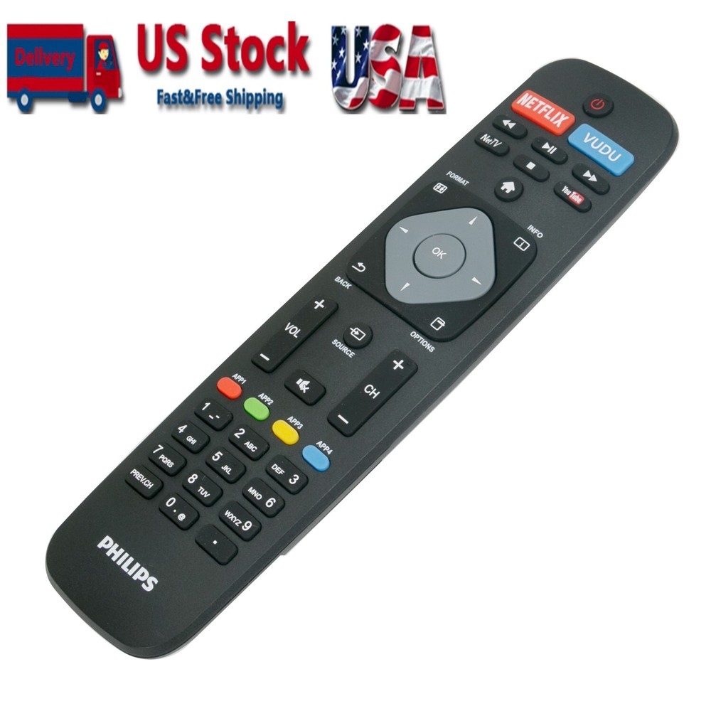 New Replacement Remote Control for Philips Smart TV URMT41JHG006 URMT39JHG003