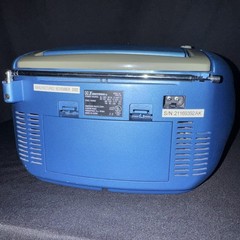 Y2K 2000s Emerson Sky Blue Radio CD Cassette – CASSETTE NEEDS WORK -READ DESC