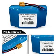 NEW 36V 4400mah lithium-ion battery 10S2P For Hoverboard Scooter Balance Board