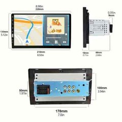 Built In Android Auto MP5 Media Panel 9″ Screen 4x45W Output USB Port Bluetooth