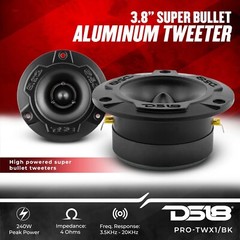 DS18 PRO-X6.4BMPK 6.5″ Car Speakers & Tweeter Package Midrange Speaker Pro Audio