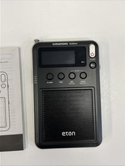 ETON Mini Grundig Edition Compact AM/FM/Shortwave Radio Digital Display WORKING
