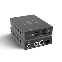 ToVi X2USB-EFD USB 2.0 Over IP Extender 1GbE RJ45/SFP PoE 4-Port Hub