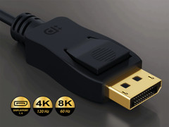 6ft Gold Plated Premium DisplayPort Male to Male Cable with Latches, Version …
