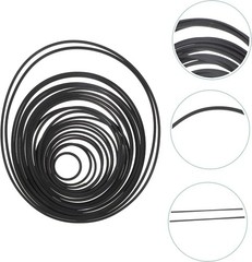 50x Square Rubber Drive Belt Mix Replacement for Cassette Player Recorder Repair