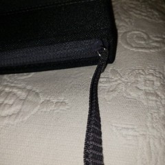 IKEA CD/DVD Case Black Holder Wallet Portfolio Zip Around 1999 Made In Vietnam
