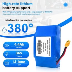 NEW 36V 4400mah lithium-ion battery 10S2P For Hoverboard Scooter Balance Board