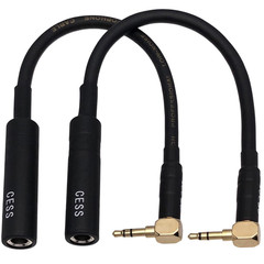 Right Angle 3.5Mm to 6.35Mm Headphone Adapter Cable, 1/8 Inch TRS Male
