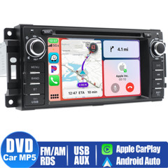 For Jeep Wrangler Unlimited 2007-2015 Car CD DVD Stereo CarPlay GPS Navi camera