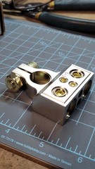 2 Pack Battery Terminal Connectors 0/2/4/6/8/10 AWG Terminals, Car Battery