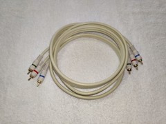 RCA , Pr/Pb/Y, and Left + Right audio set.6ft/white/HEAVY DUTY/component cables