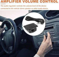 Car Amplifier Bass Control Knob with 4-Pin Cable 3.5m for Speakers Sub Woofer