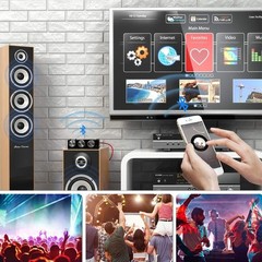Hi-Fi 200W Bluetooth Audio Amplifier with Protective Features – Easy Install