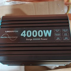 LanderPow 4000w Inverter Pure Sine Wave 12V DC – 120V AC for RV Truck Solar