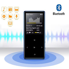 Bluetooth Support MP4/MP3 Lossless Music Player FM Radio Recorder Sport US