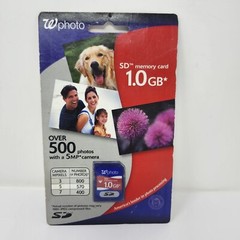 Walgreens W photo 1.0 GB SD Memory Card New In Package