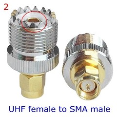 2/4PCS SMA Male Plug to UHF PL259 SO239 Female RF Connector Adapter Cable