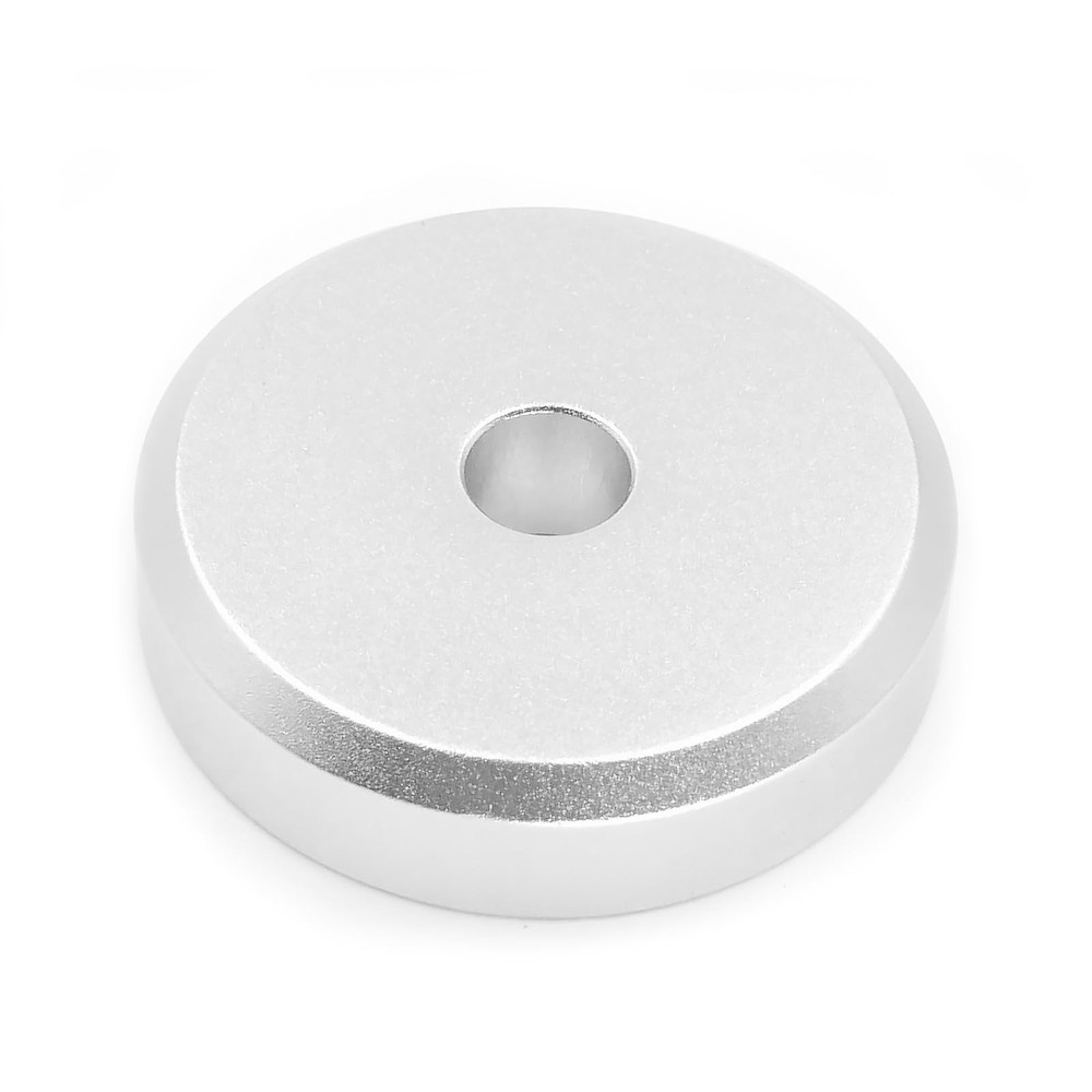 45 Record Adapter Silver 45 RPM