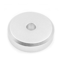 45 Record Adapter Silver 45 RPM