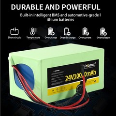 24V10Ah Rechargeable Li-ion Battery 7S4P With Charger For DIY 24V Devices