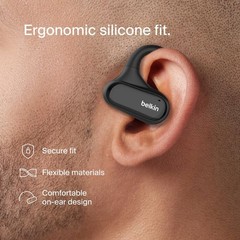 Belkin Open-Ear Earbuds | iPhone Compatible | Secure Ear Hooks for Gym & Running