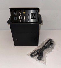 Conference Table Connectivity Box AV Multimedia Interface HDMI, VGA, Audio, USB
