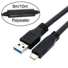 CY USB-C Type C Male to USB3.0 Type A Male Data Repeater Cable 10m 8m 5m