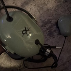David Clark Aviation Ramp Agent Headset w/ Noise Shielded PTT Mic – Green