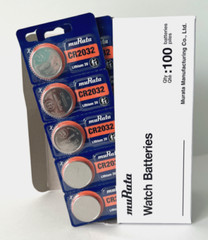 100 Murata / Sony Genuine Fresh Date CR2032 2032 Lithium 3V Batteries Exp 2032