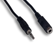 6 feet 3.5mm AUX Extension Cord for Car Stereo Smartphones Tablets MP3 Laptop