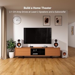 Fosi Audio BT30D Mini Bluetooth Audio Receiver Amplifier 2.1 Channel Amp 100W