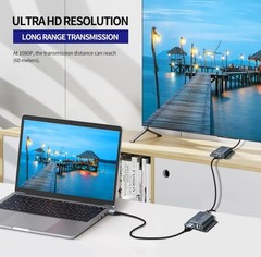 HDMI Extender Over Ethernet, HDMI Over cat5e/6, 1080P@60Hz up to 200FT HDMI t…