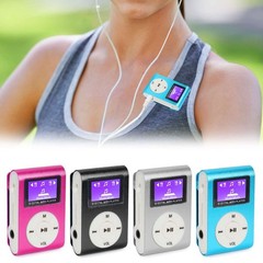 Clip On MP3 Music Player With Digital LCD Screen Mini Clip Support 32GB Micro SD