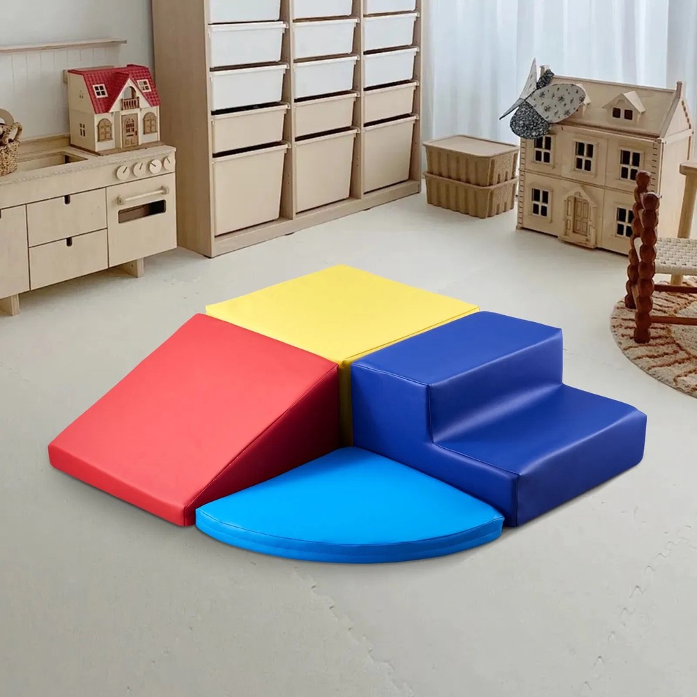 Climbing Toys, 4-Piece Set, Foam Climbing Toys for Toddlers 6 Months to 3 Years