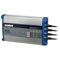 Guest Onboard Battery Charger 15Amp 15A 3-Bank 12V 120V Marine Boat