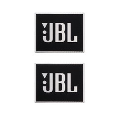 2X New For JBL Aluminum Logo Badge Replacement piece 29mmX 24mm
